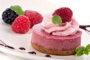 raspberry cheesecake